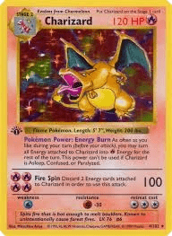 Star Wars Charizard Base Set 1st Edition